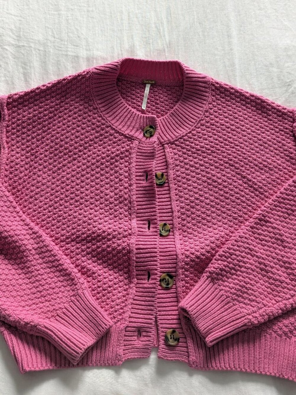 Free People Lila Cardi Plumdrop Small - Picture 2 of 4